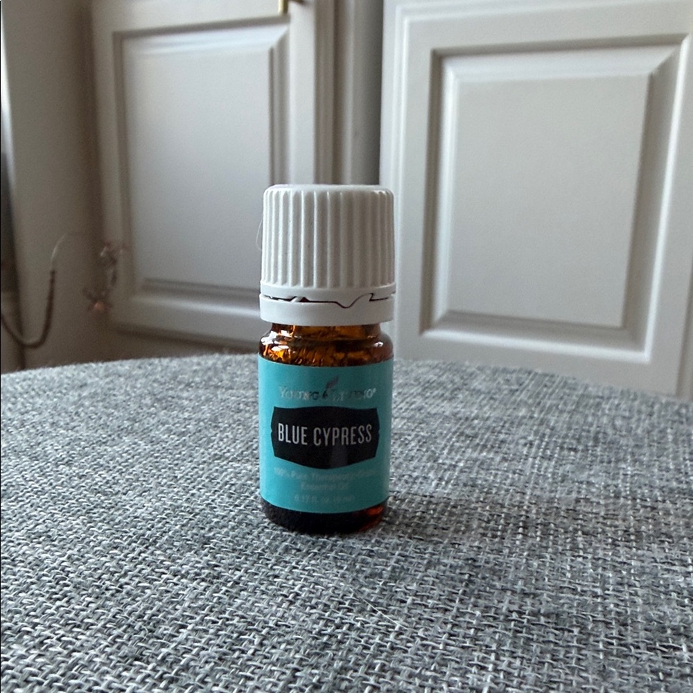 Young Living 5ml Blue Cypress Oil with Aqua Label